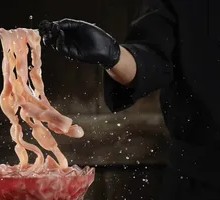 Fresh Duck Intestine with Green Vegetables