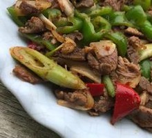 Scallion Stir-Fried Lamb
