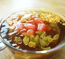 Brown Sugar Glutinous Rice Balls with Ice Jelly