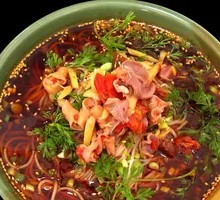 Szechuan Chicken Offal Noodles