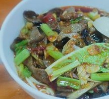 Liver and Kidney Stir-Fry Sauce Noodles