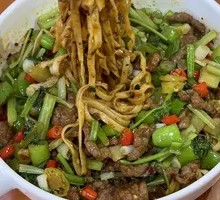 Spicy Double Pepper Beef Noodles