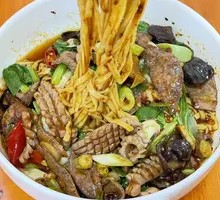 Pickled Chili Liver and Kidney Noodles