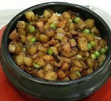 Preserved Pork and Green Bean Fried Rice