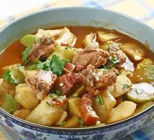 Stewed Pork Ribs with Potatoes