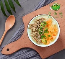 Preserved Egg and Pork Bean Soup Rice