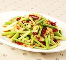 Garlic Shoots and Pork Rice Bowl