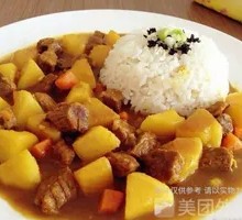 Braised Beef with Potato Rice