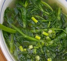 Freshly Blanched Pea Shoots