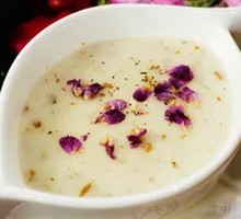 Salmon Rose Mushroom Soup