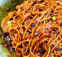 Vegetarian Pepper Sauce Noodles