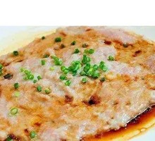 Water Chestnut Mushroom Pork Patty