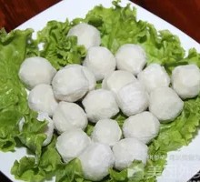 Braised Fish Balls in Abalone Sauce