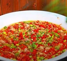 Young Ginger and Fresh Chili Frog