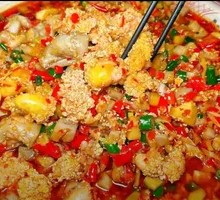 Young Ginger and Fresh Chili Fish Balls