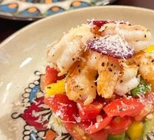 Shrimp and Avocado Tower