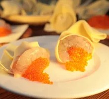 Shrimp Dumplings in Clear Soup