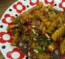 Fried Potato with Pickled Vegetable Paste