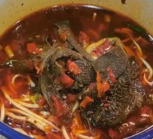 Chopped Chili Beef Tripe Noodles