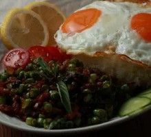 Thai-Style Double Egg Basil Beef Rice