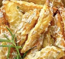 Cheese Meat Floss Potato Wedge