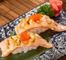 Grilled Eel with Amber Sauce Sushi
