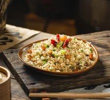 Crispy Pork Cracklings Fried Rice
