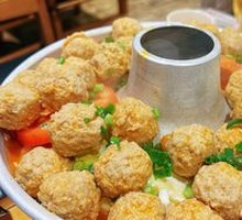 Handmade Tomato Meatball Pot