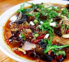 Scallion Stir-fried Beef Liver