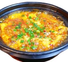 砂锅肉末豆腐