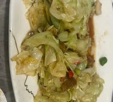 Fried Pork Crumbs with Napa Cabbage