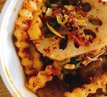 Sweet and Sour Spicy Wolf Tooth Potatoes