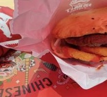 Juicy Beef Chinese Burger