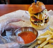 Milk Fried Chicken Burger