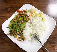 Pickled Pepper Chicken Offal Rice