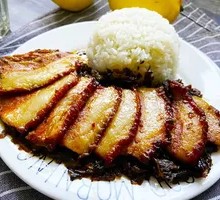 Pickled Mustard Stem Braised Pork Rice