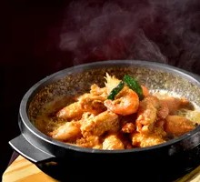 Salted Egg Yolk Coconut Prawn