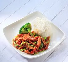 Fish-Flavored Shredded Pork Rice Bowl