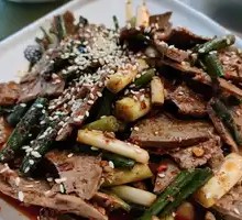 Cold-mixed pig liver
