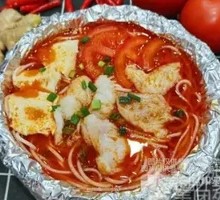 Thai Tom Yum Catfish Noodle Soup