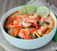 Thai Tom Yum Prawn Noodle Soup