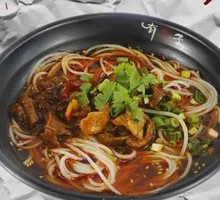 Spicy Pepper Chicken Offal Rice Noodles
