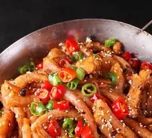 Dry Pot Squid Tentacles