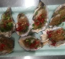 Garlic Steamed Oysters
