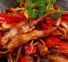 Dry Pot Duck Tongue