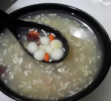 Egg and Fermented Rice Flour Porridge