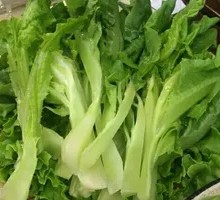 Charcoal-Roasted Lettuce Tips