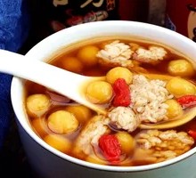 Red Sugar Glutinous Rice Balls with Fermented Rice Wine