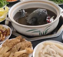 Black Chicken Mushroom Hot Pot