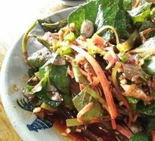 Houtou and Fishwort Salad